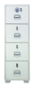 LockTech Fire Resistant Filing Cabinet 680 4 Drawer