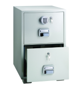LockTech Fire Resistant Filing Cabinet 680 2 Drawer