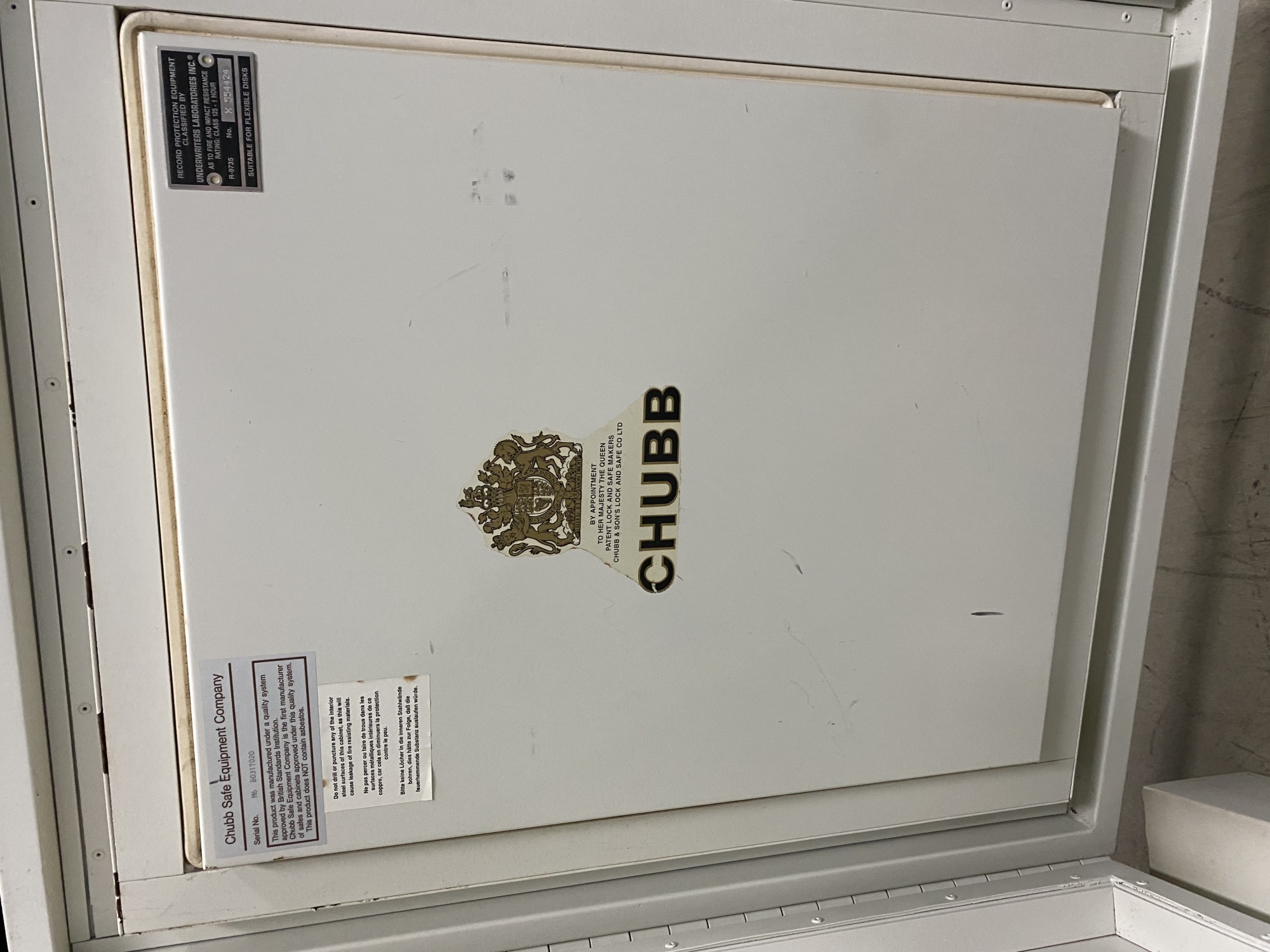 Chubb Data Cabinet Micro 61 Second Hand 